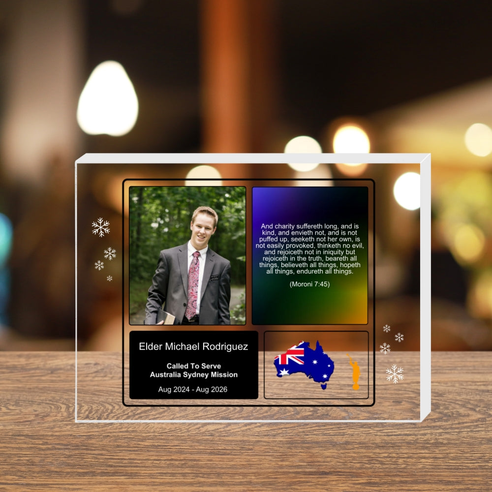 Custom LDS Missionary Plaques